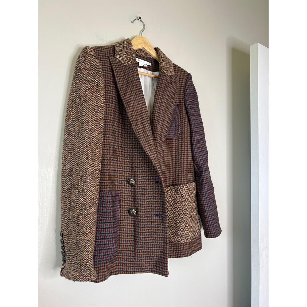 New Veronica Beard Faustine Dickey Patchwork Houn… - image 3